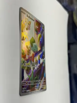 Pokemon TCG Bulbasaur 143/142 Sv07 Stellar Crown Holo Illustration Rare Holo LP - Image 3