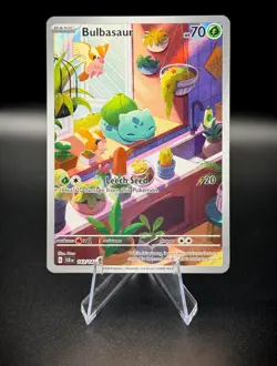 Pokemon TCG: Bulbasaur 143/142 - SV: Stellar Crown - Illustration Rare NM - Image 1