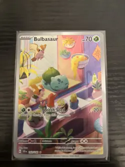 Pokemon TCG Bulbasaur Illustration Rare Card 143/142 Stellar Crown (EN) - Image 3