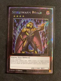 Steelswarm Roach (Platinum Secret Rare) - Yugioh - Image 1