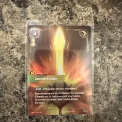 Riftbound TCG League Of Legends Origins Epic Zenith Blade 262/298 NM Card - Image 1