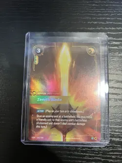 Riftbound TCG League Of Legends Origins Epic Zenith Blade 262/298 NM Card - Image 1