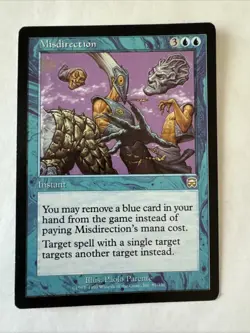 Magic: the Gathering - Misdirection - Mercadian Masques Mtg - Image 1