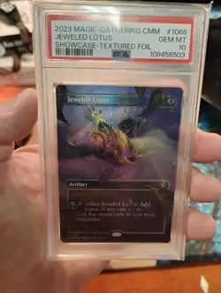 MTG COMMANDER MASTERS JEWELED LOTUS #1066 TEXTURED FOIL PSA 10! - Image 4