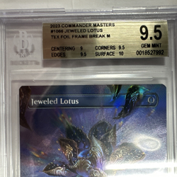 2023 Magic Commander Masters BGS 9.5 Jeweled Lotus Textured Foil None Higher - Image 2