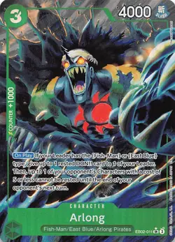 Arlong Alternate Art Foil EB02-011 Extra Booster Anime 25th Collection One Piece - Image 1