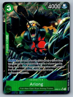 Arlong SR Alt Art #EB02-011 Extra Booster: Anime 25th Collection One Piece - Image 1