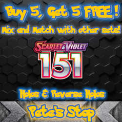 Pokemon Cards - Scarlet & Violet: 151 - Holos & Reverse Holos - BUY 5 GET 5 FREE - Image 1