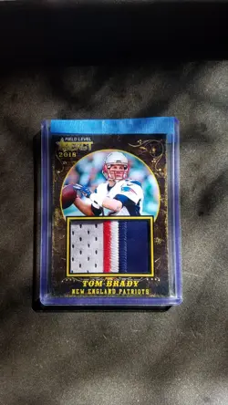 Tom Brady Jersy Card Lot Prizm/ Score Die Cut inserts..6 Cards Total - Image 3