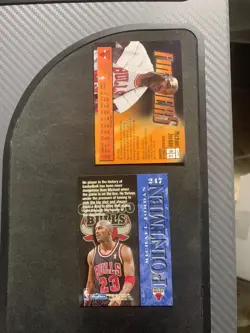 1997 MICHAEL JORDAN CHICAGO BULLS LOT (2) NM/MT - Image 2