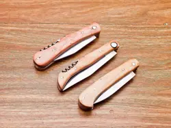 Lot of 3 PC CUSTOM HANDMADE D2 STEEL POCKET knife, FOLDING KNIFE, 7056 - Image 5