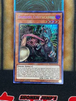 Yugioh Danger! Chupacabra! MP19-EN138 Secret Rare 1st Ed NM - Image 1