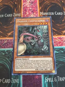 Yu-Gi-Oh! Danger! Chupacabra! MP19-EN138 Prismatic Secret Rare 1st Edition NM - Image 1