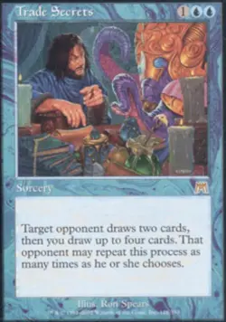 Trade Secrets -Foil Light Play MTG Onslaught - Image 1