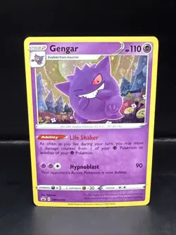 Pokemon TCG: Sword & Shield Gengar SWSH052 Black Star Promo Card - Image 1