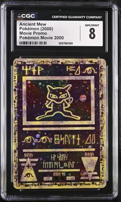 CGC 8 Ancient Mew 2000 Movie Promo Movie 2000 Pokemon Card - Image 1