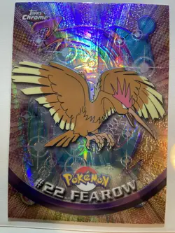 Pokemon #22 Fearow Card Foil Holo Topps SPECTRA Chrome 2000 Series 1 - Image 1
