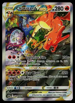 Pokemon Card - Charizard VSTAR Sword & Shield Promo SWSH262 Holo - Image 1
