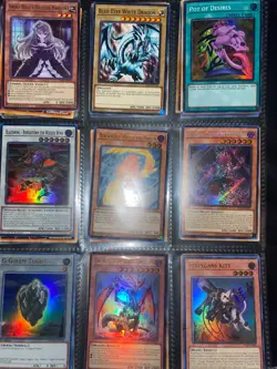Yugioh ! Vintage Binder Collection Lot 106 cards total includes some commons - Image 2