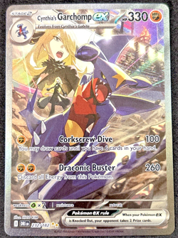 Pokemon TCG Cynthia's Garchomp 232/182 EX Destined Rivals Card Near Mint - Image 1