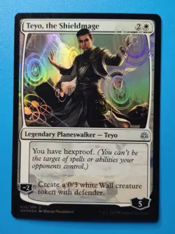 MTG 1x FOIL Teyo the Shieldmage NM War of the Spark Magic - Image 1