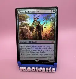 Formidable Speaker, Foil - 0176 Lorwyn Eclipsed - NM/M, Magic the Gathering - Image 1