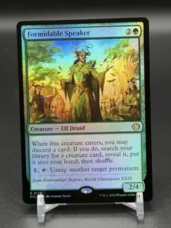 MTG Lorwyn Eclipsed ~ Formidable Speaker 176 Rare FOIL - Image 1
