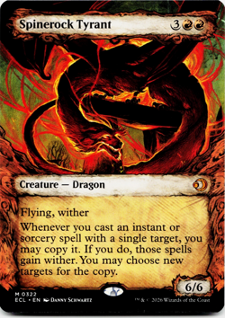 Spinerock Tyrant (Showcase) - [Lorwyn Eclipsed] Magic - MTG ECL 0322 NM 🔥 - Image 1