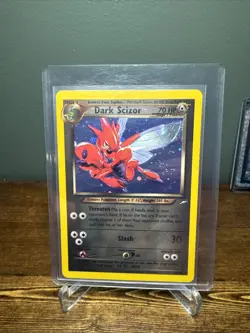 Pokemon TCG Neo Destiny Dark Scizor 9/105 Holo Rare Vintage LP/MP - Image 1