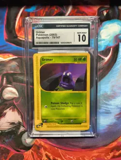 Grimer Pokemon 2003 Aquapolis 79/147 CGC 10 - Image 1