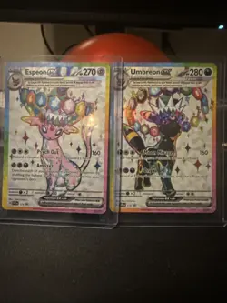 Umbreon EX & Espeon EX SVP Black Star Promo 175 - 175 Pokemon TCG NM - Image 1
