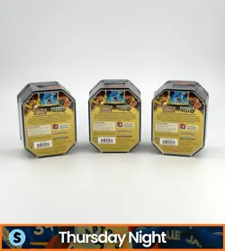 POKEMON TCG HIDDEN FATES 3 TIN LOT CHARIZARD/RAICHU/GYARADOS - FACTORY SEALED - Image 2