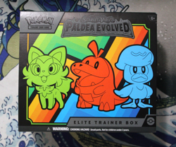 Pokemon TCG SV Paldea Evolved Elite Trainer Box ETB - OPENED, NO PACKS, NO PROMO - Image 2