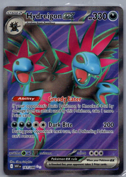 Hydreigon ex 161/086 Full Art Pokemon TCG SV: White Flare Holo NM - Image 1