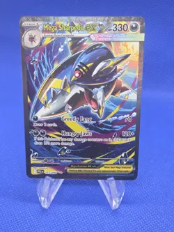 Pokemon Phantasmal Flames Mega Sharpedo ex 127/094 Special Illustration Rare NM - Image 1