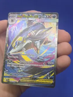 Pokemon Phantasmal Flames Mega Sharpedo ex 127/094 Special Illustration Rare NM - Image 2