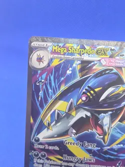 Pokemon Phantasmal Flames Mega Sharpedo ex 127/094 Special Illustration Rare NM - Image 3
