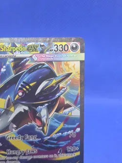 Pokemon Phantasmal Flames Mega Sharpedo ex 127/094 Special Illustration Rare NM - Image 4