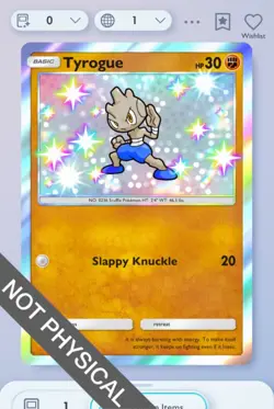 Pokemon TCG Pocket - Tyrogue Shiny 1⭐, Fantastical Parade, English - Image 1