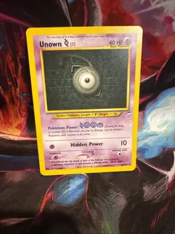 Pokemon TCG Unown Neo mixed lot Uncommon LP - Image 1