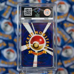 Pokemon TCG Ampharos HOLO 181 ACE GRADING 7 Gold Silver To A New World - Not PSA - Image 2