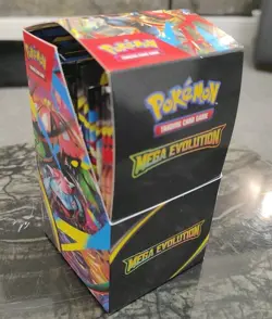 🔥Pokemon TCG Mega Evolution Half Booster Box 18 Packs Brand New UNSEALED🔥 - Image 1