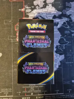 Pokemon TCG: Mega Evolution Phantasmal Flames Half Booster Box 18 Packs unsealed - Image 1