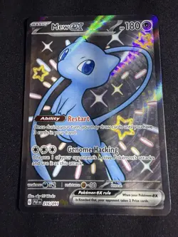 Pokemon Mew EX TCG Card #216/091 Paldean Fates Shiny Ultra Rare NM Condition - Image 1