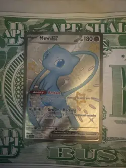 Pokemon TCG Mew EX 216/091 Paldean Fates Full Art Shiny Ultra Rare NM Condition - Image 1
