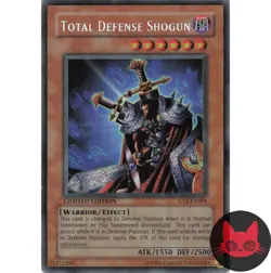 Yugioh Total Defense Shogun CT1-EN001 Secret Rare Limited Edition MP - Image 1