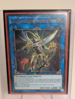 Yugioh: Black Luster Soldier - Soldier Of Chaos - OP17-EN003 Ultimate Rare NM - Image 2
