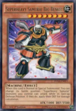 [RARE] YuGiOh - Superheavy Samurai Big Benkei - NM/M - DUEA-EN013 - 1st Edition - Image 1