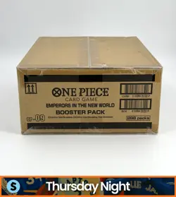 ONE PIECE TCG EMPERORS IN THE NEW WORLD OP-09 SEALED BOOSTER BOX CASE - Image 1