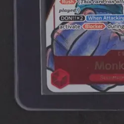 2025 ONE PIECE 3RD ANNIVERSARY TOURNAMENT WINNER #ST01-012 MONKEY.D.LUFFY PROMO - Image 4